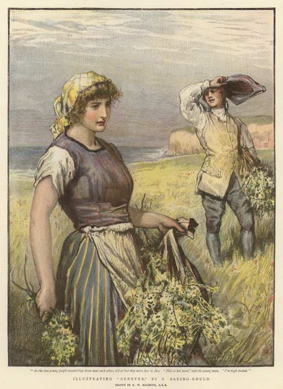 Ilustrando "Genefer" por S Baring-Gould de Robert Walker Macbeth