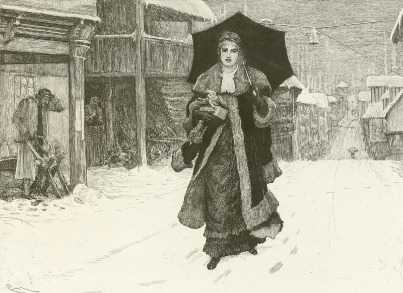 Lady Bountiful (gravura) de Robert Walker Macbeth