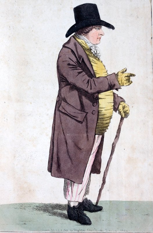 John Townsend, Bow Street Runner (gravura colorida) de Robert the younger Dighton