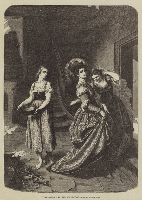 Cinderela e as suas irmãs (gravura) de Roger Payne