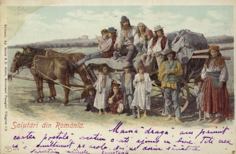 Saudações da Romênia de Romanian School