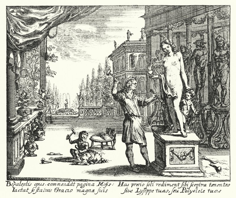 Escultura (gravura) de Romeyn de (after) Hooghe