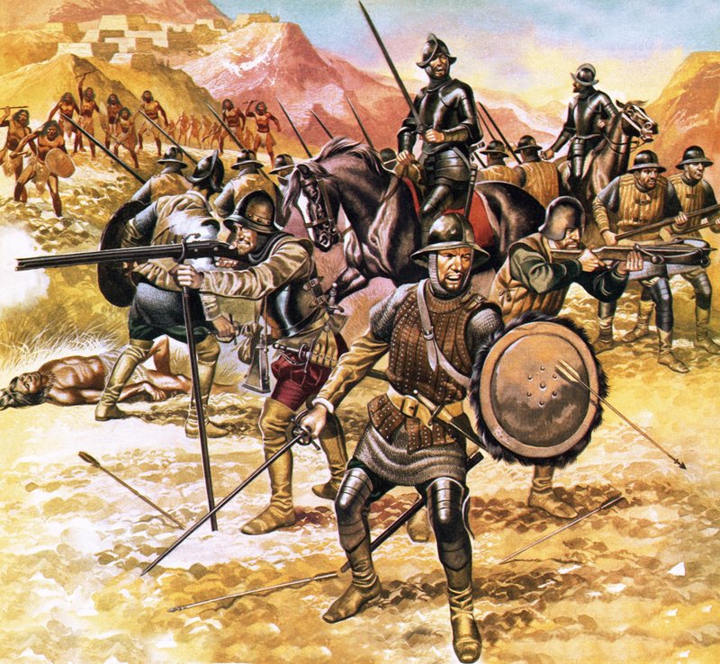 A expedição de Francisco de Coronado ao Oeste americano de Ron Embleton
