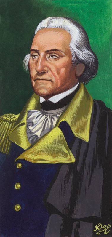 George Washington (guache sobre papel) de Ron Embleton