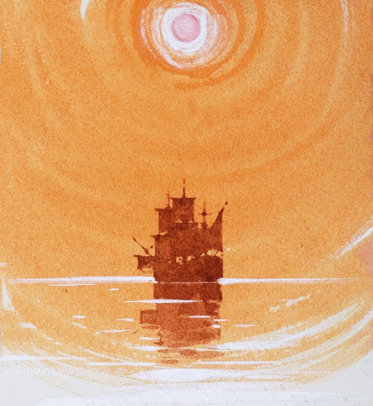 Navio à vela de Ron Embleton