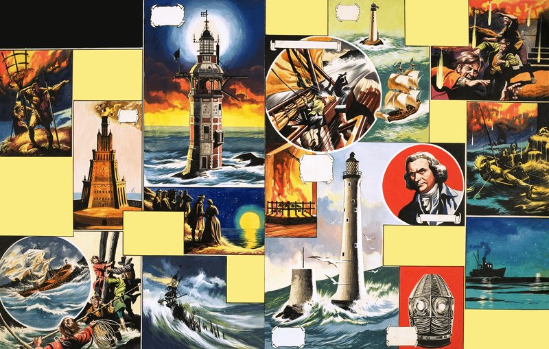 O farol de Eddystone de Ron Embleton