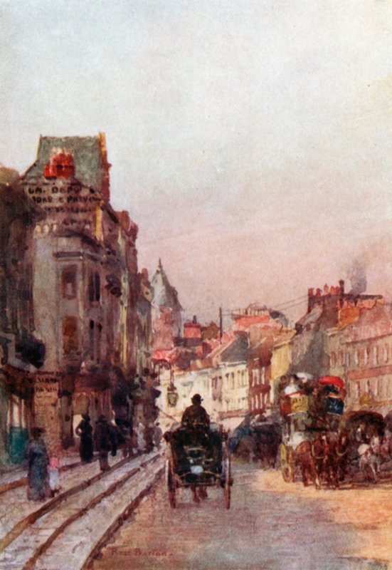 Brompton Road, olhando para o leste de Rose Maynard Barton