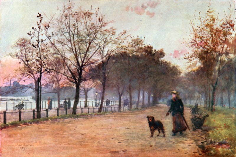 Pelo anel, Hyde Park: noite de Rose Maynard Barton