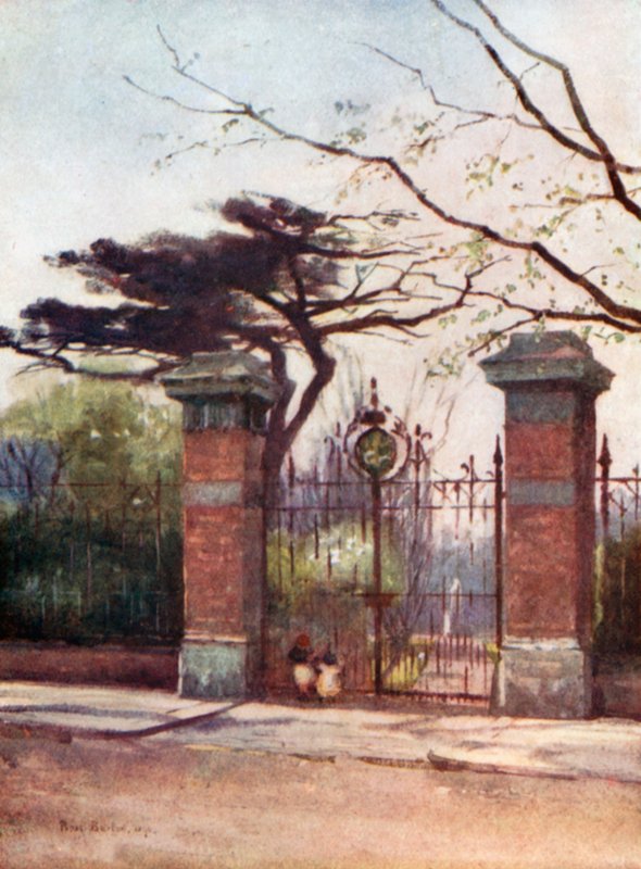 Entrada ao Jardim dos Apothecaries de Rose Maynard Barton