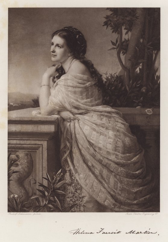 Helen Faucit, Lady Martin (litografia) de Rudolf Lehmann