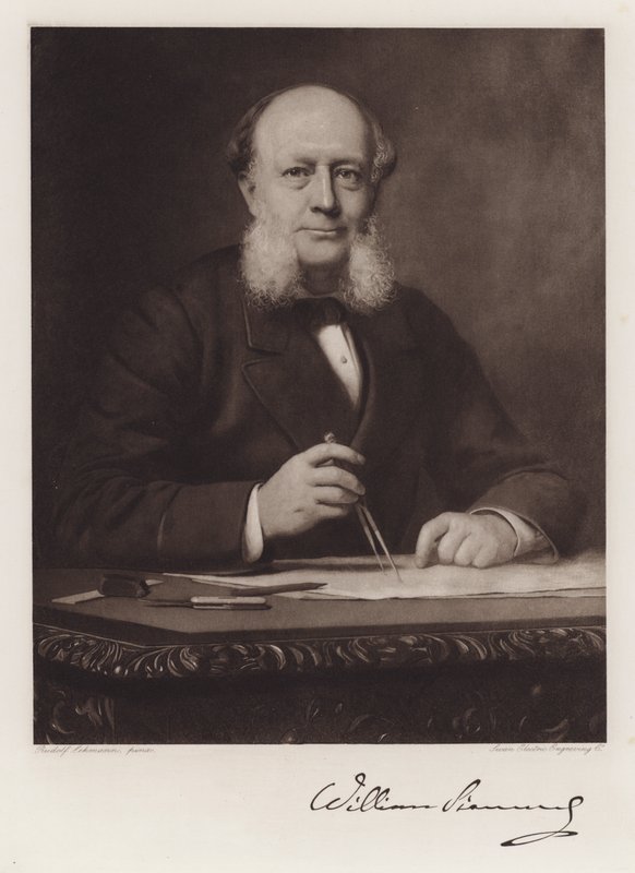 Karl Wilhelm Siemens (litho) de Rudolf Lehmann