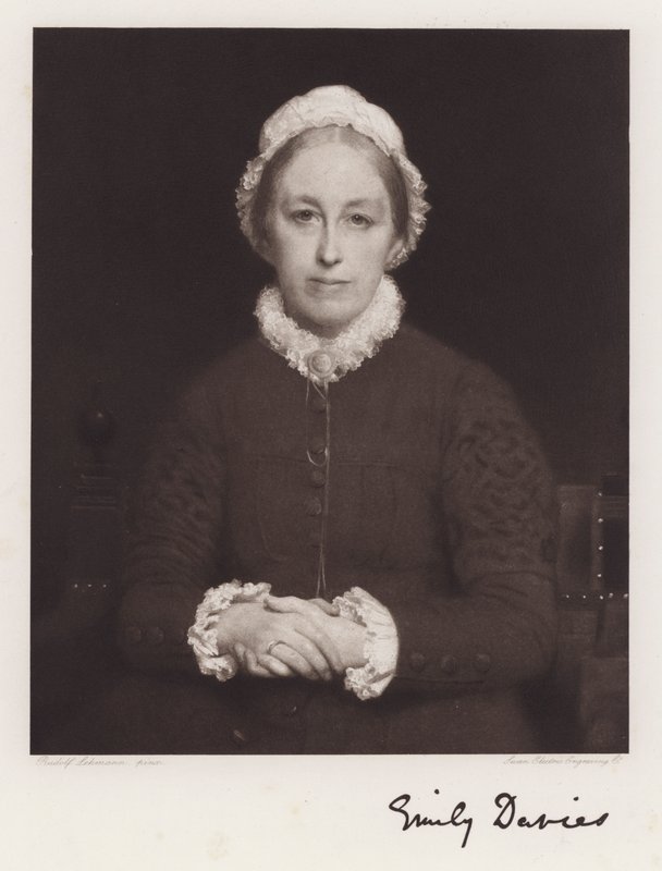 Sarah Emily Davies (litho) de Rudolf Lehmann