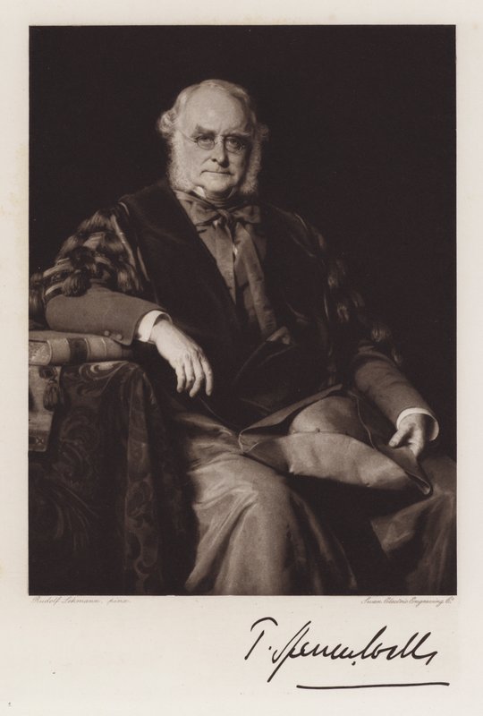 Sir Thomas Spencer Wells (litho) de Rudolf Lehmann