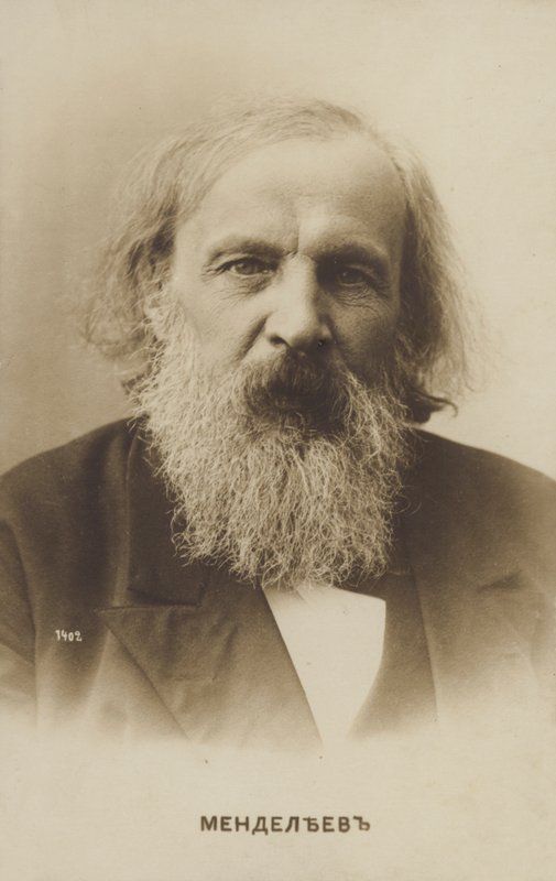 Dmitri Mendeleev, químico russo, criador da tabela periódica de elementos de Russian Photographer