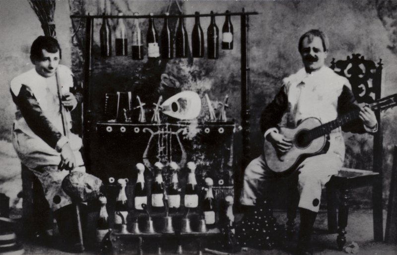 Ivan Radunsky e Felix Kortezi, a dupla russa de palhaços de circo conhecida como Bim-Bom de Russian Photographer