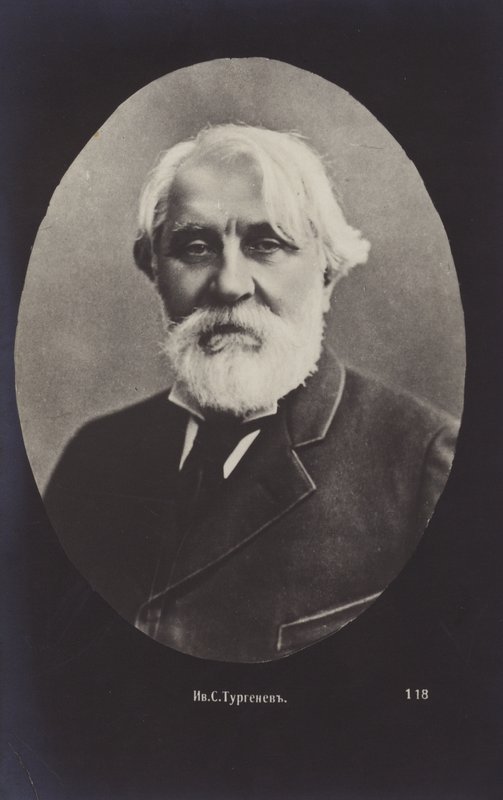 Ivan Turgenev (1818-1883), romancista russo, escritor de contos e dramaturgo de Russian Photographer