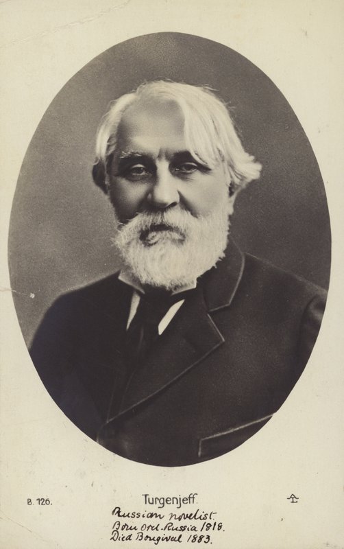 Ivan Turgenev (1818-1883), romancista russo, escritor de contos e dramaturgo de Russian Photographer