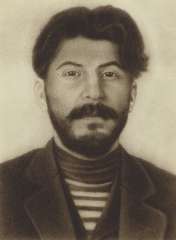 Joseph Stalin, líder soviético, como um jovem de Russian Photographer