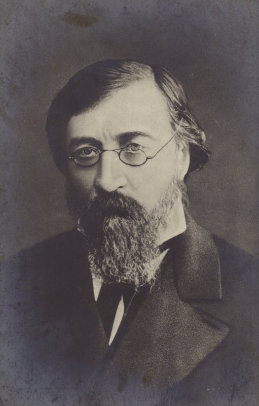 Nikolay Chernyshevsky (1828-1889), filósofo, socialista e revolucionário democrata russo, final do século XIX (foto a p/b) de Russian Photographer