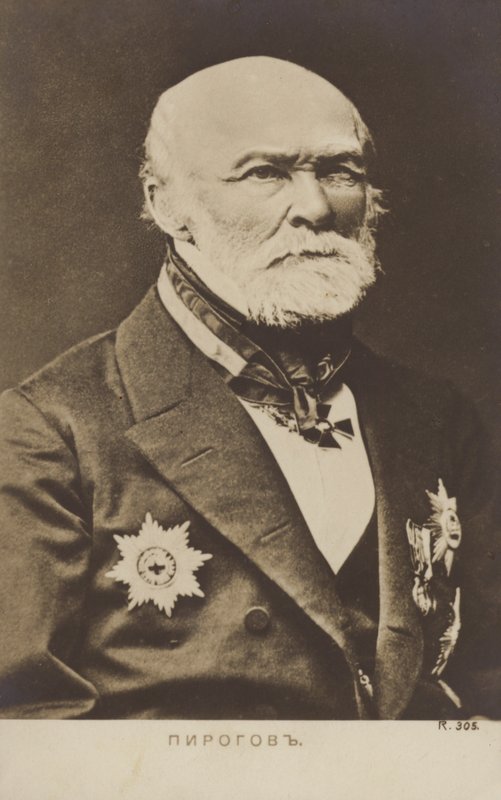 Nikolay Pirogov (1810-1881), médico russo, cientista, cirurgião e anatomista de Russian Photographer