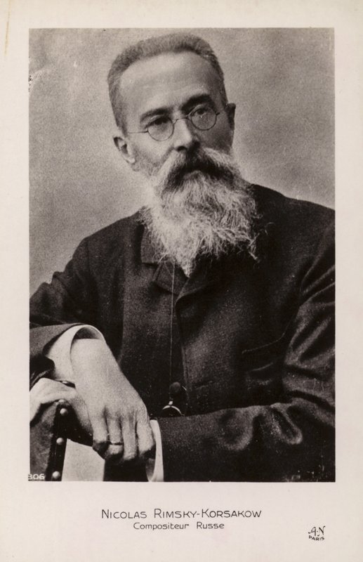 Nkolai Rimsky-Korsakov, compositor russo de Russian Photographer