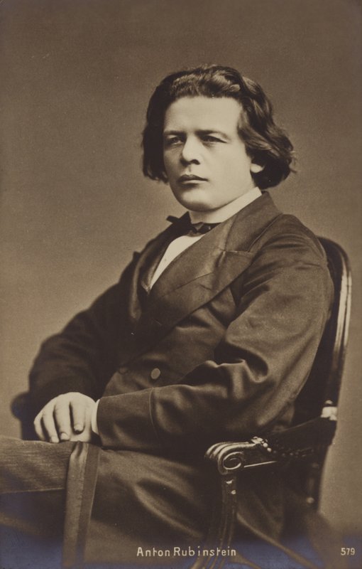 Retrato de Anton Rubinstein de Russian Photographer