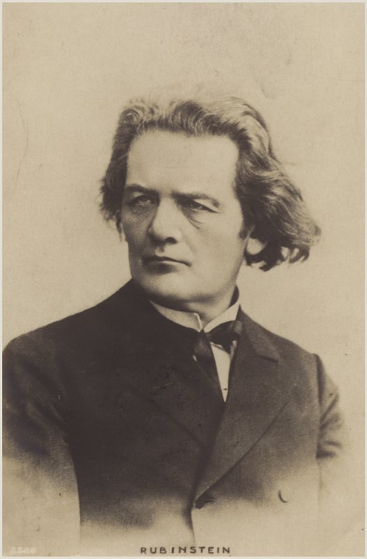 Retrato de Anton Rubinstein de Russian Photographer