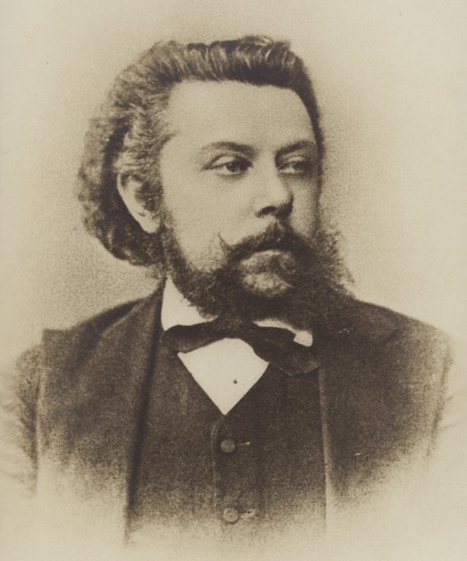 Retrato de Mussorgsky Modesto de Russian Photographer