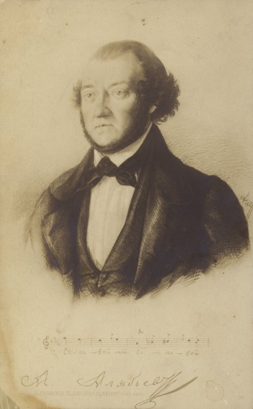 Alexander Alabyev, compositor russo de Russian School