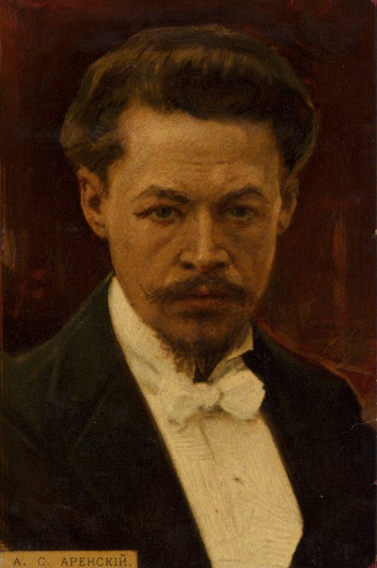 Anton Arensky, compositor russo, pianista e professor de música (1861-1906) de Russian School