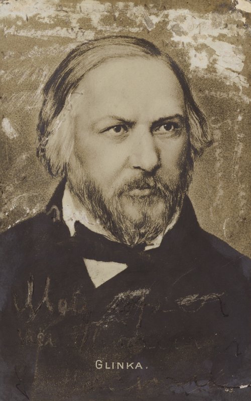 Mikhail Ivanovich Glinka, compositor russo (1804-1857) de Russian School