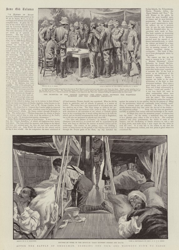 Após a Batalha de Omdurman, levando os doentes e feridos ao Cairo de S.T. Dadd