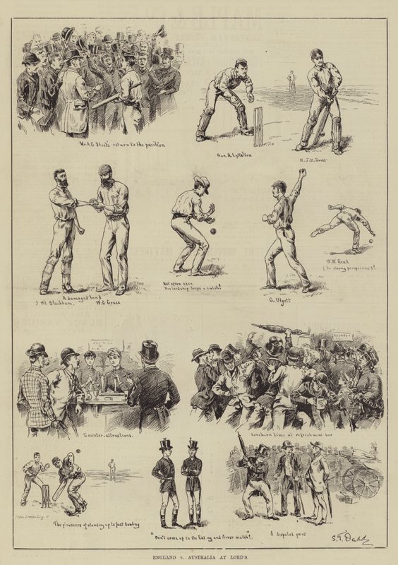 Inglaterra v Austrália no Lord&39;s de S.T. Dadd