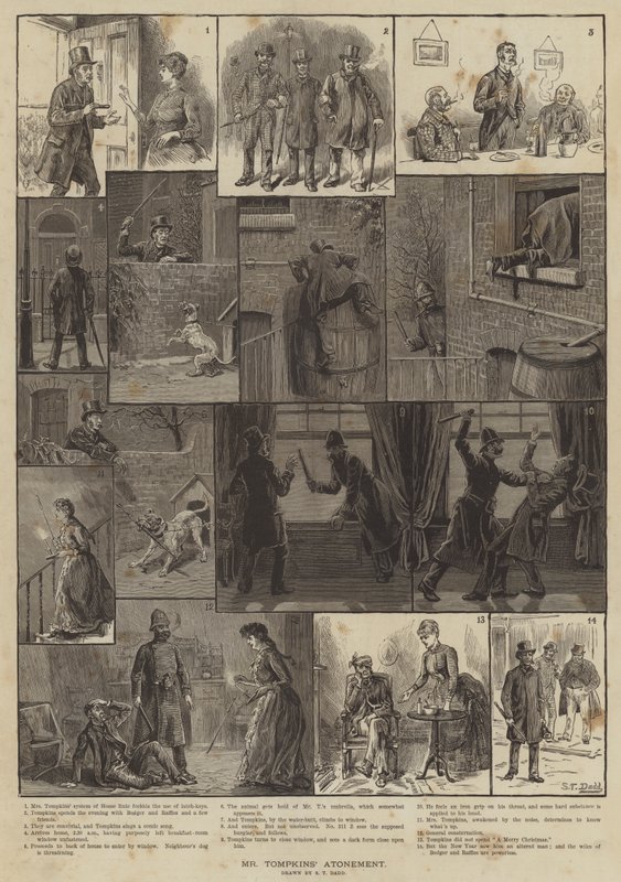 Expiação do Sr. Tompkins de S.T. Dadd
