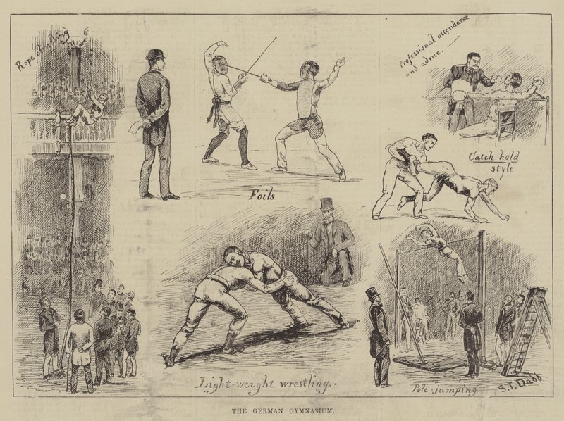 O ginásio alemão de S.T. Dadd