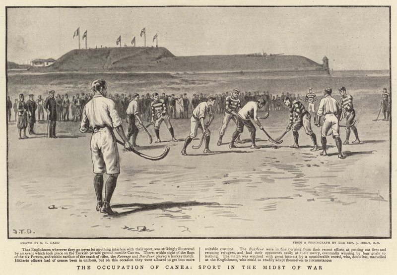 A Ocupação do Canea, Esporte no Meio da Guerra de S.T. Dadd