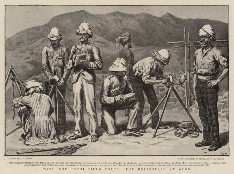 Com a Força de Campo de Tochi, o Heliograph at Work de S.T. Dadd