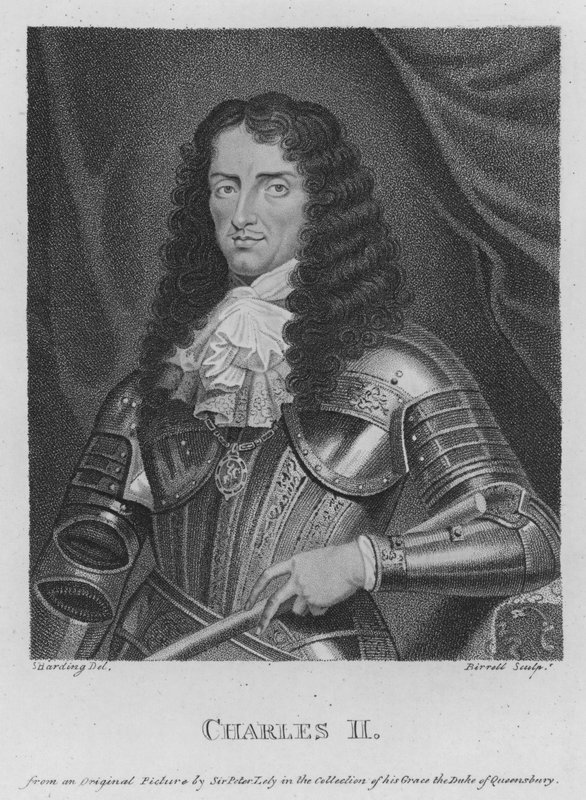 Carlos II (gravura) de S. (after) Harding