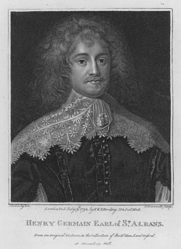 Henry Geermain, Conde de São Albanês (gravura) de S. (after) Harding