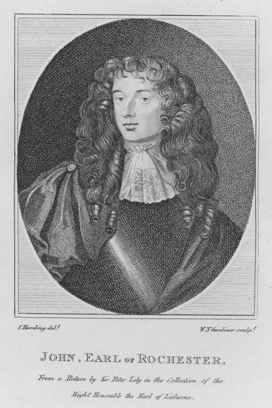 John, Conde de Rochester (gravura) de S. (after) Harding