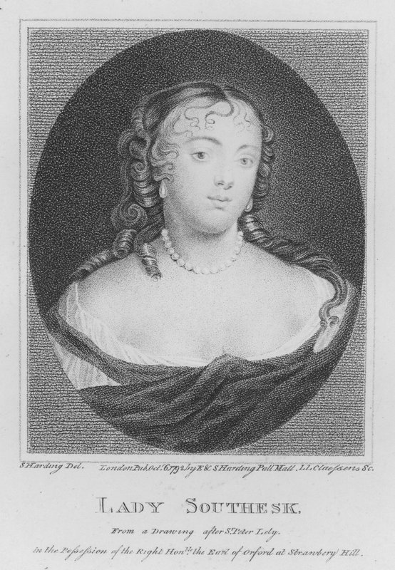 Lady Southesk (gravura) de S. (after) Harding