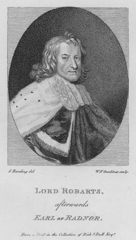 Lord Robarts, depois Conde de Radnor (gravura) de S. (after) Harding