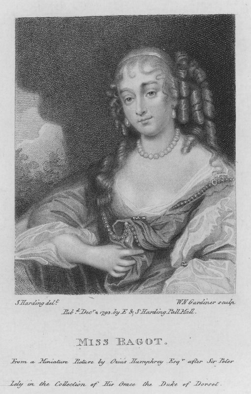 Miss Bagot (gravura) de S. (after) Harding