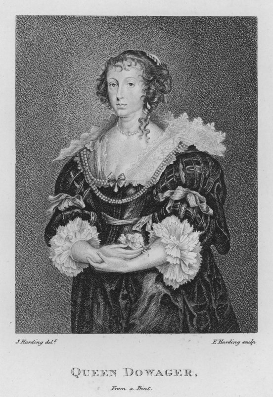 Rainha Dowager (gravura) de S. (after) Harding