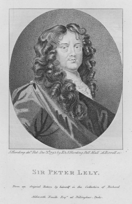 Sir Peter Lely (gravura) de S. (after) Harding