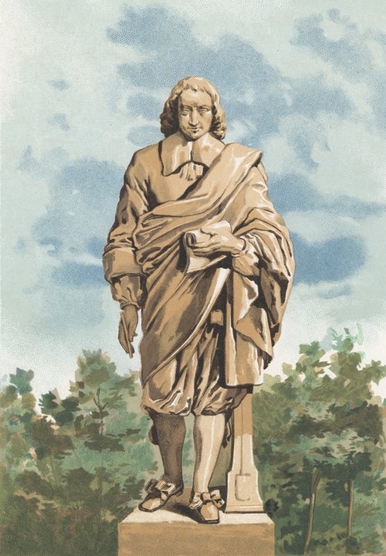 Estátua de blaise pascal de S. Gomez