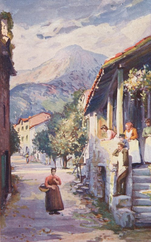 O Tamargue a partir de La Souche (litografia a cores) de Sabine Baring Gould