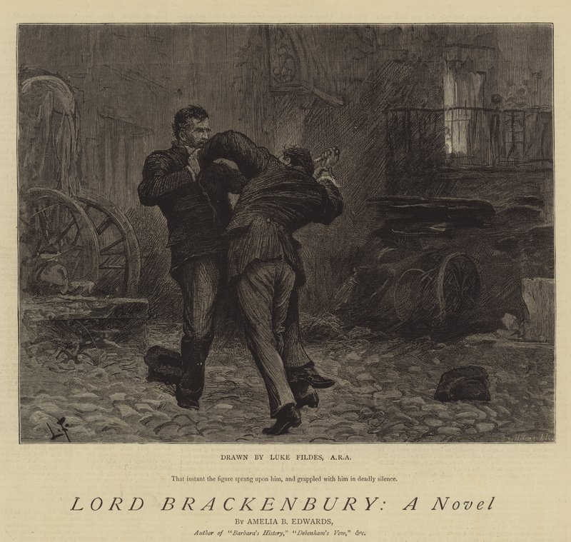 Lorde Brackenbury, um romance de Samuel Luke Fildes