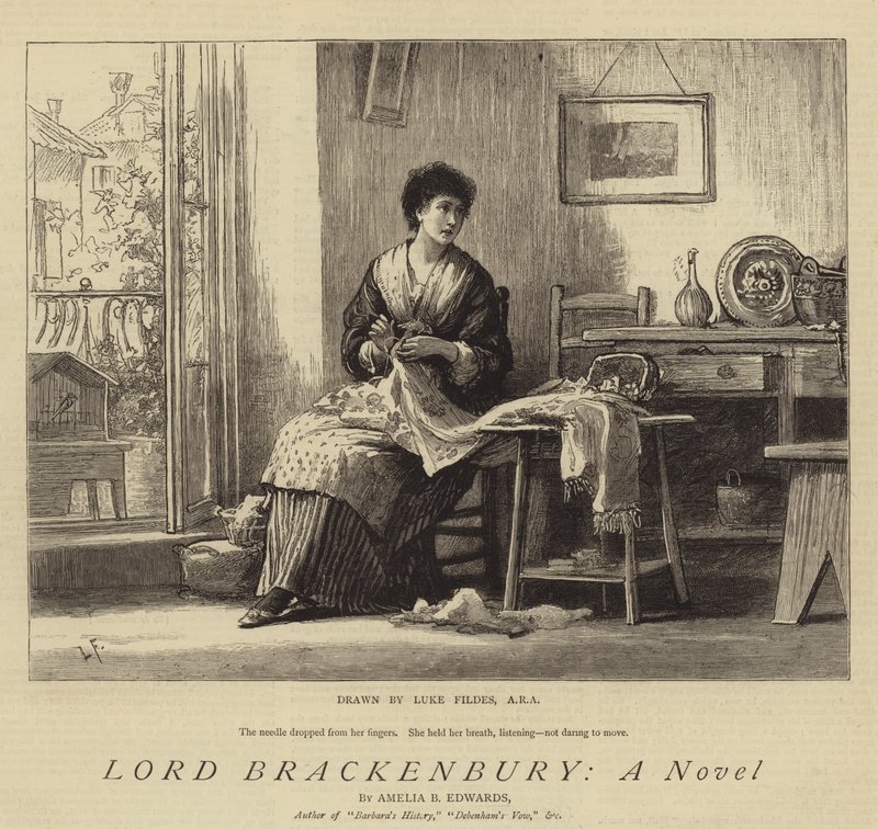 Lorde Brackenbury, um romance de Samuel Luke Fildes