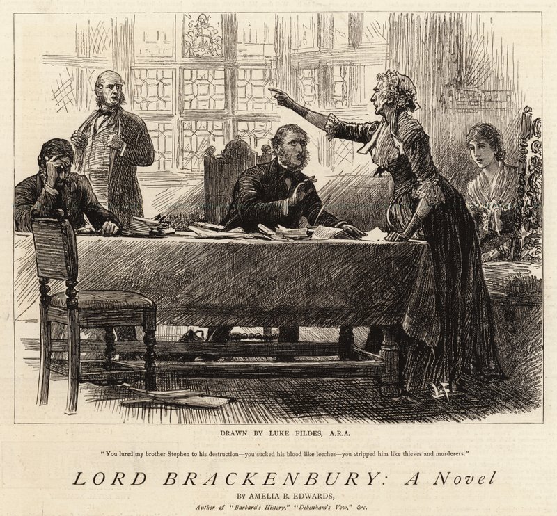 Lorde Brackenbury, um romance de Samuel Luke Fildes